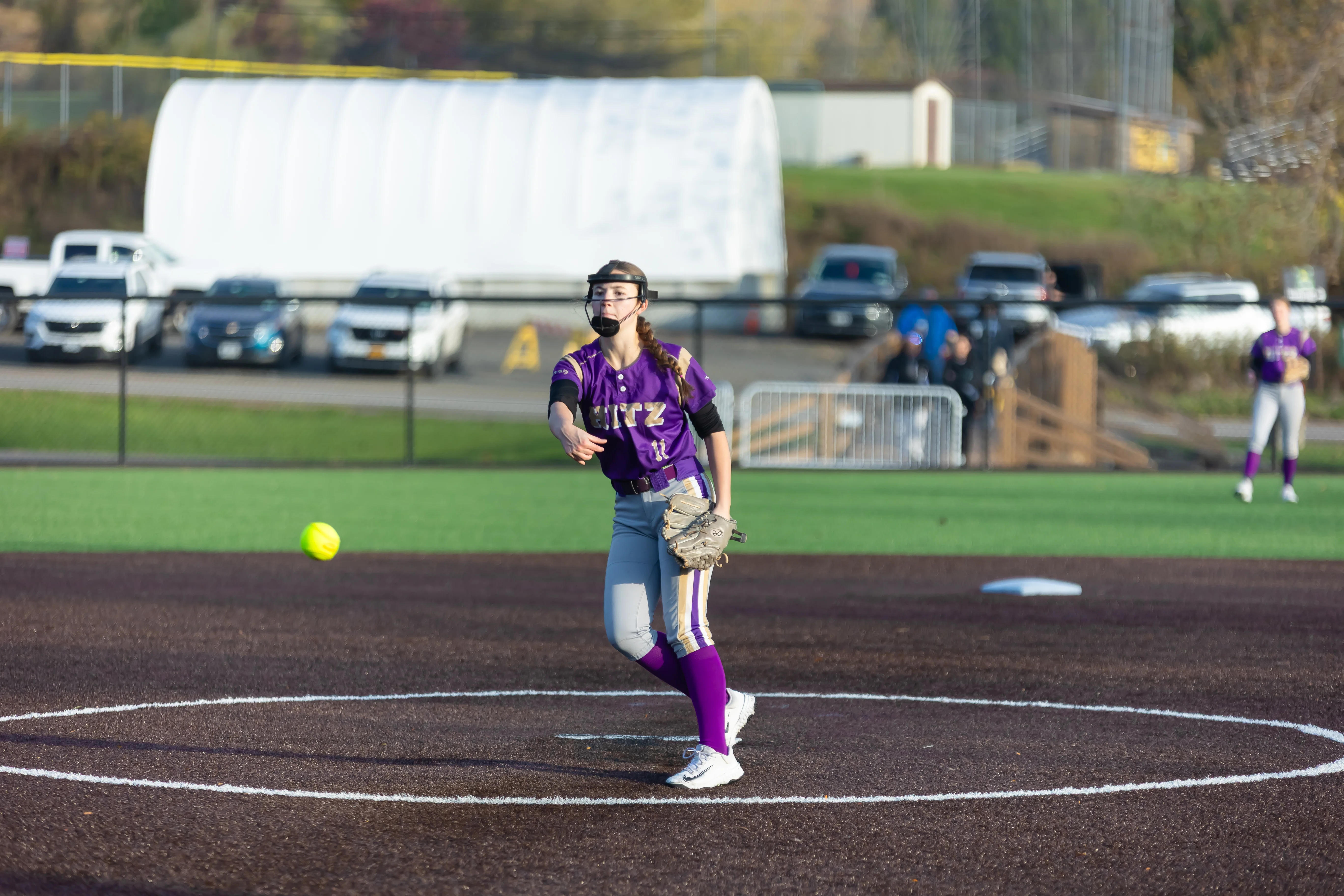 HITZ pitcher delivering a pitch