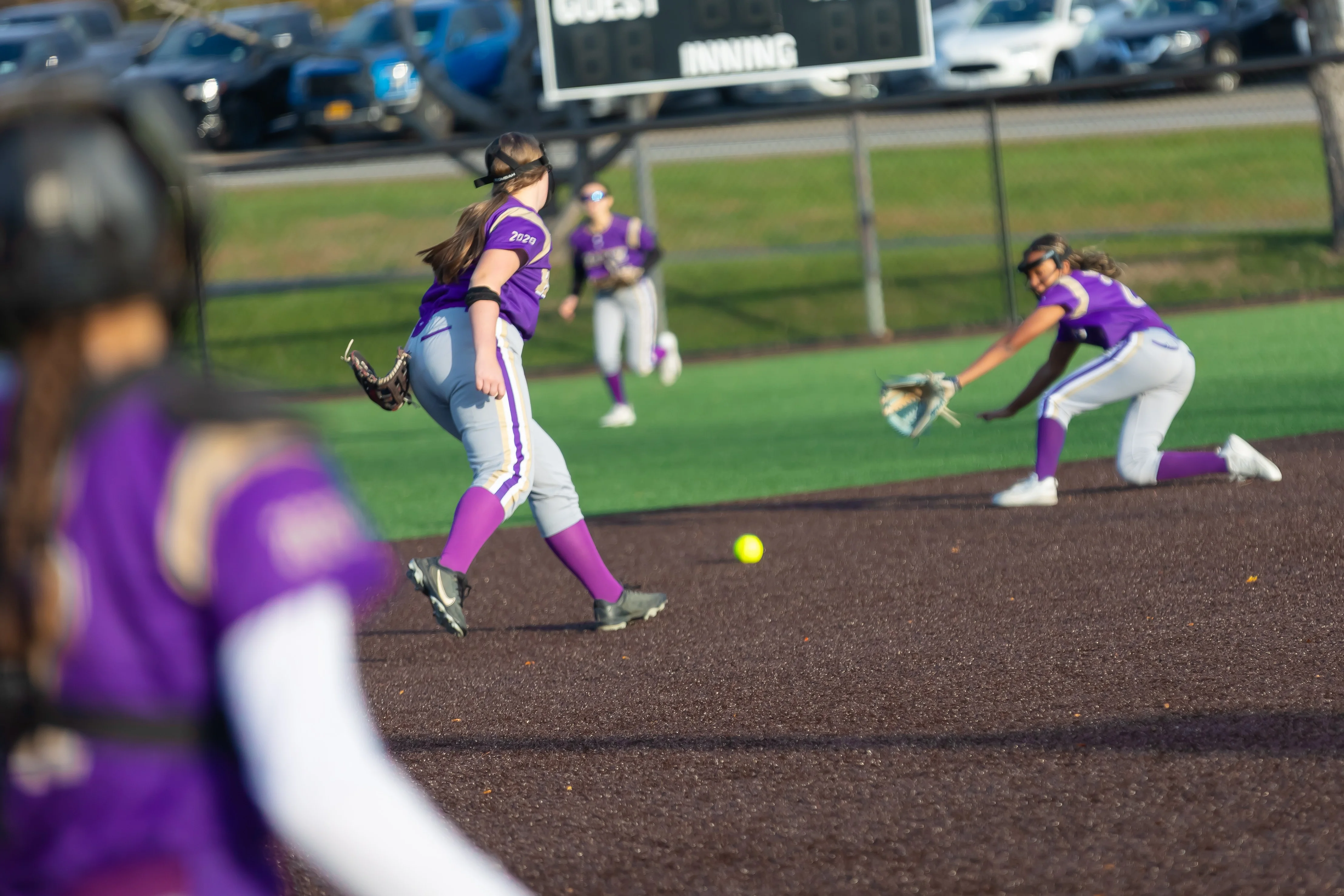 Infielders diving play