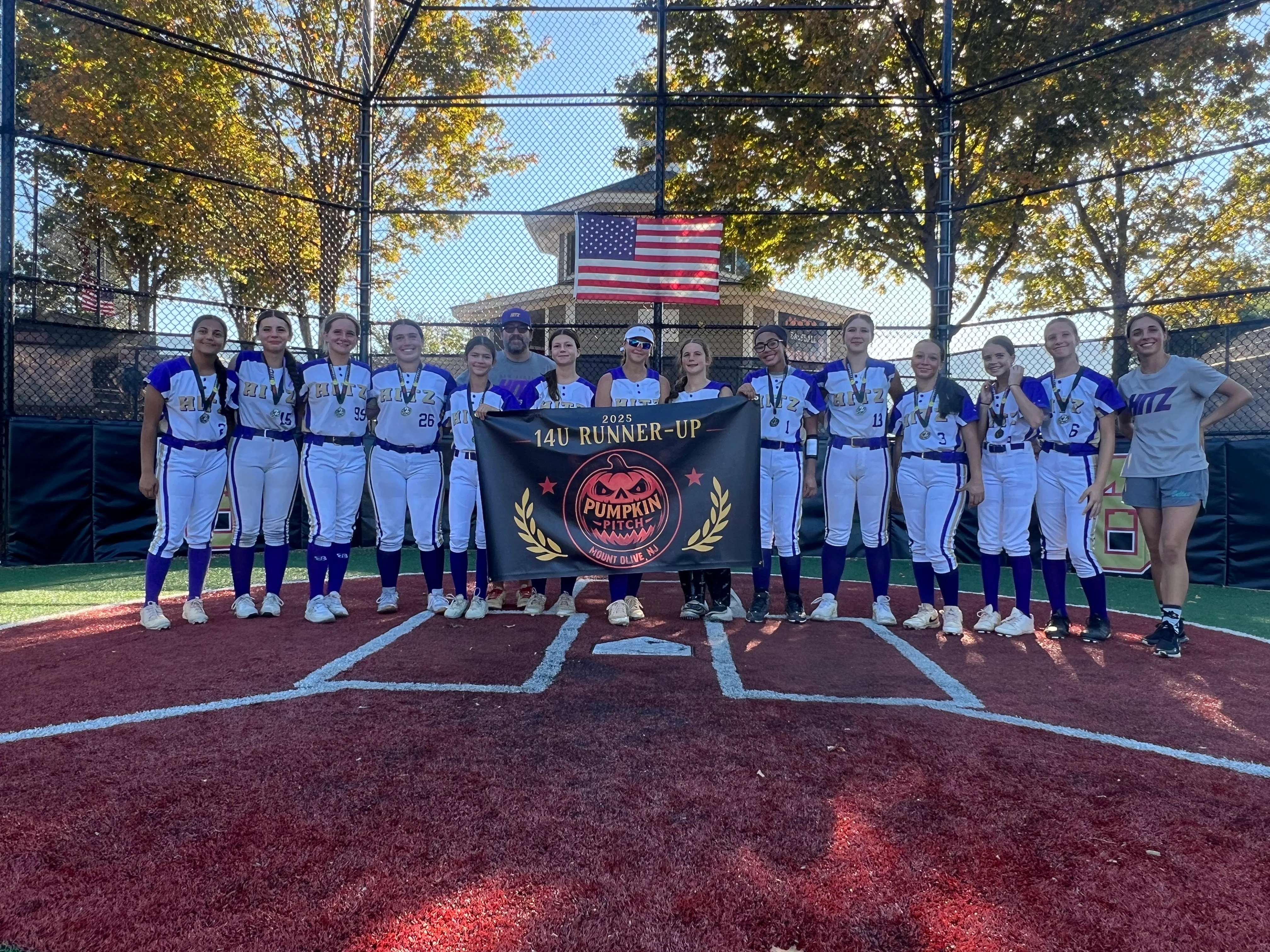 Team photo with tournament medals